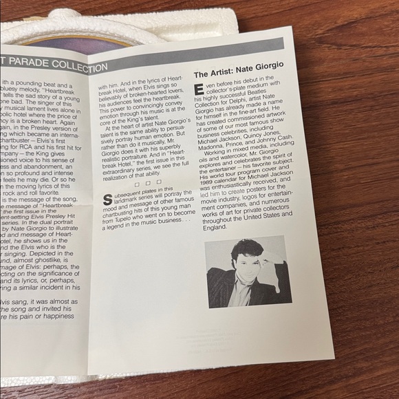 ELVIS PRESLEY
HEARTBREAK HOTEL
COLLECTOR PLATE NATE
GIORGIO 1ST ISSUE - Picture 7 of 14